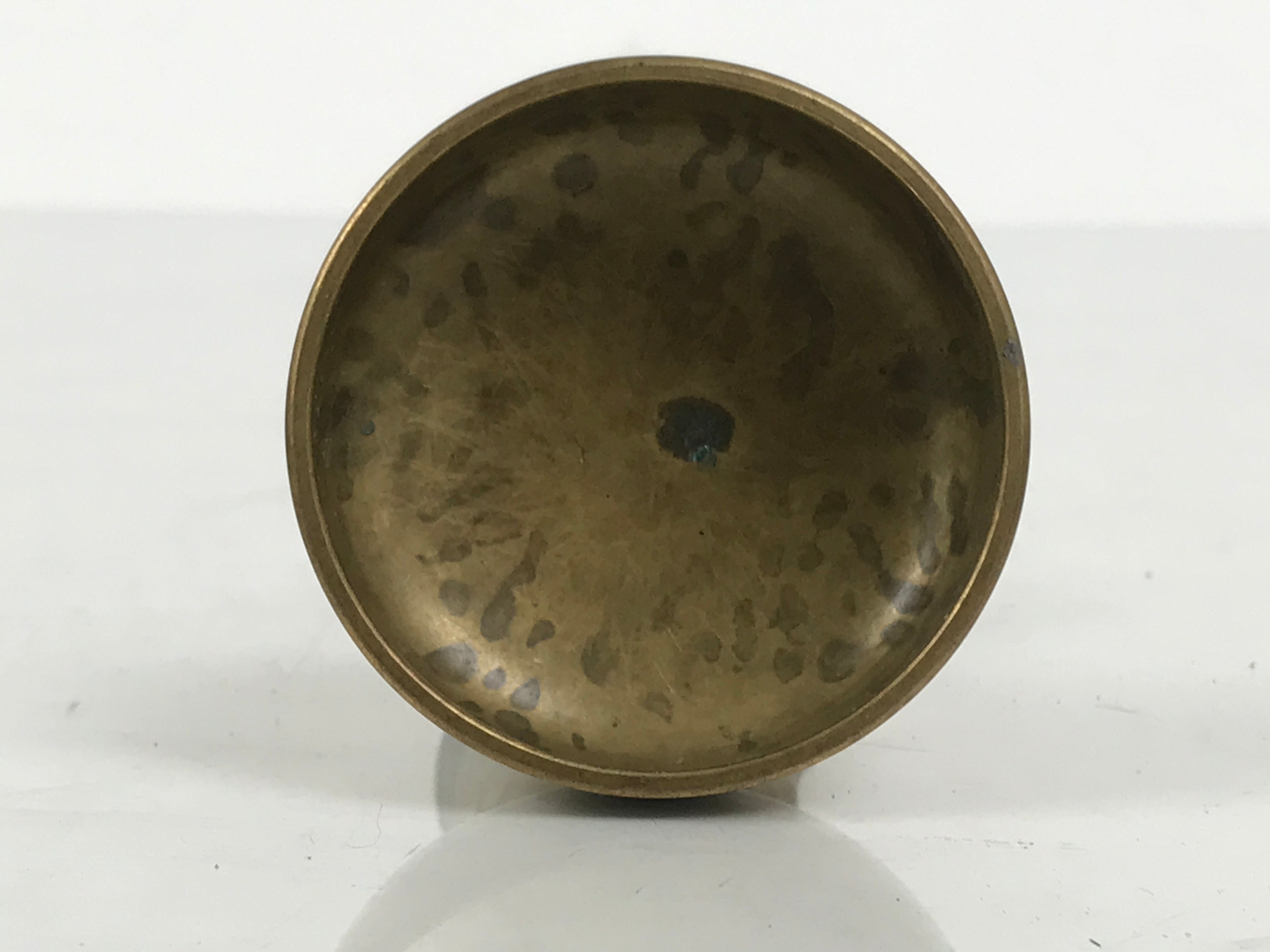 Japanese Buddhist Altar Fitting Brass Rice Offering Cup Vtg Butsugu Gold BA943-OT - Buddhist-chidorivintage.com