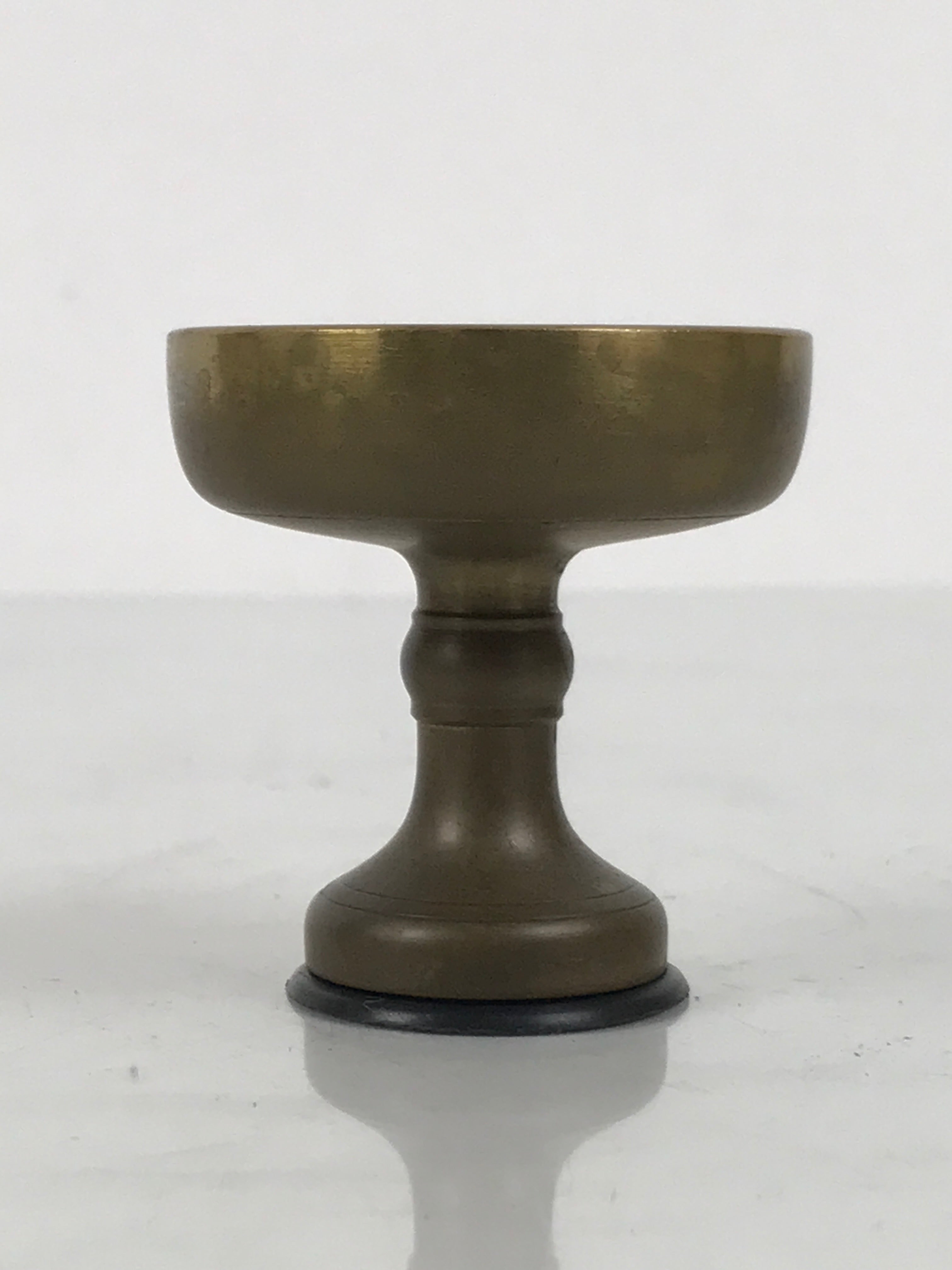 Japanese Buddhist Altar Fitting Brass Rice Offering Cup Vtg Butsugu Gold BA944-OT - Buddhist-chidorivintage.com