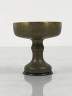 Japanese Buddhist Altar Fitting Brass Rice Offering Cup Vtg Butsugu Gold BA944-OT - Buddhist-chidorivintage.com