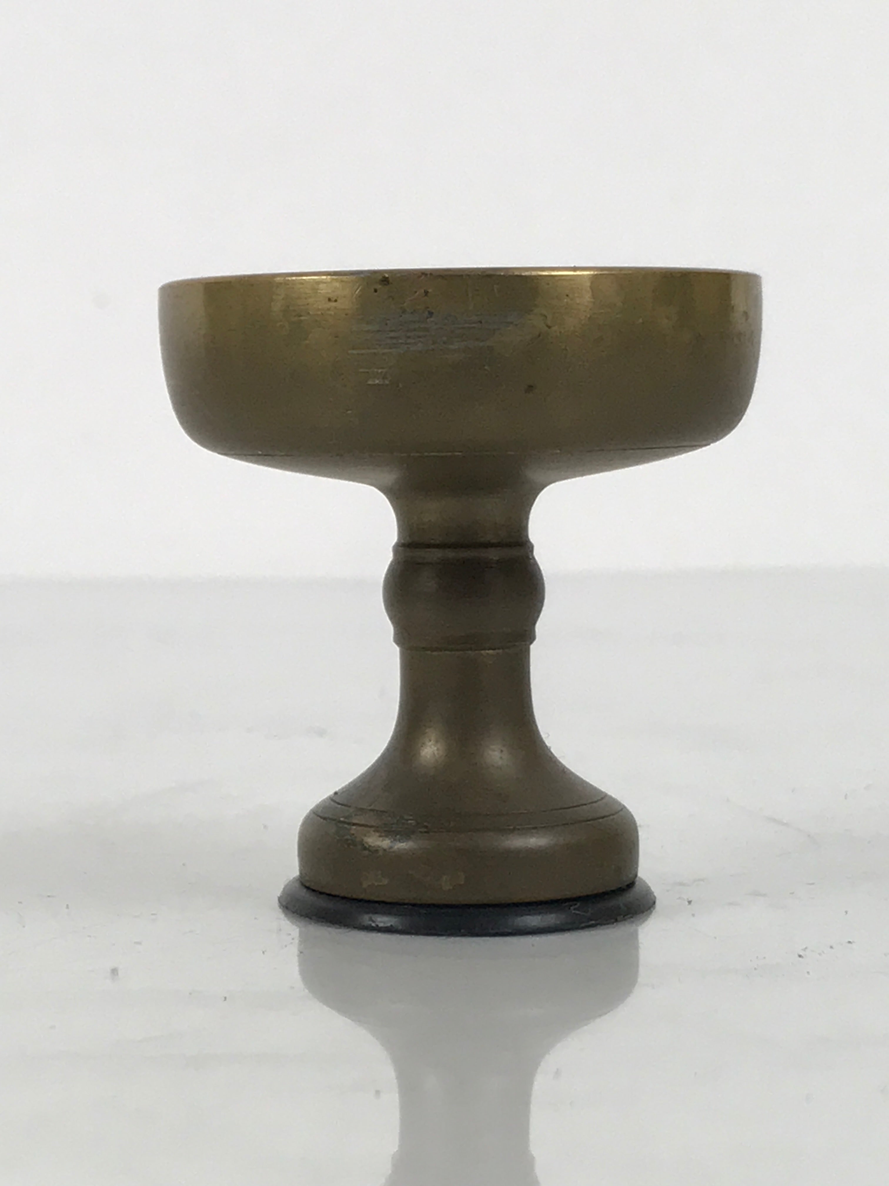 Japanese Buddhist Altar Fitting Brass Rice Offering Cup Vtg Butsugu Gold BA944-OT - Buddhist-chidorivintage.com