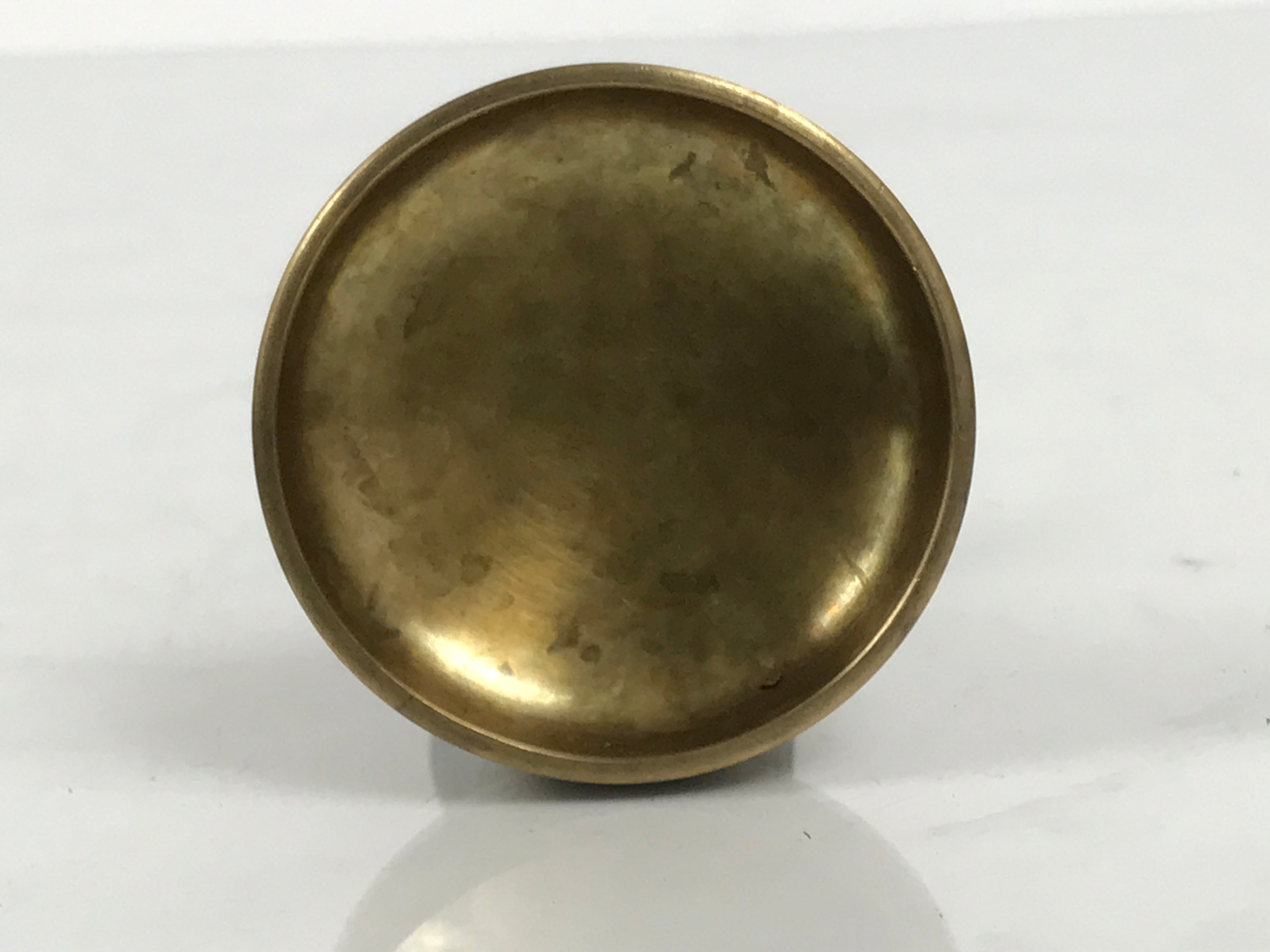 Japanese Buddhist Altar Fitting Brass Rice Offering Cup Vtg Butsugu Gold BA944-OT - Buddhist-chidorivintage.com