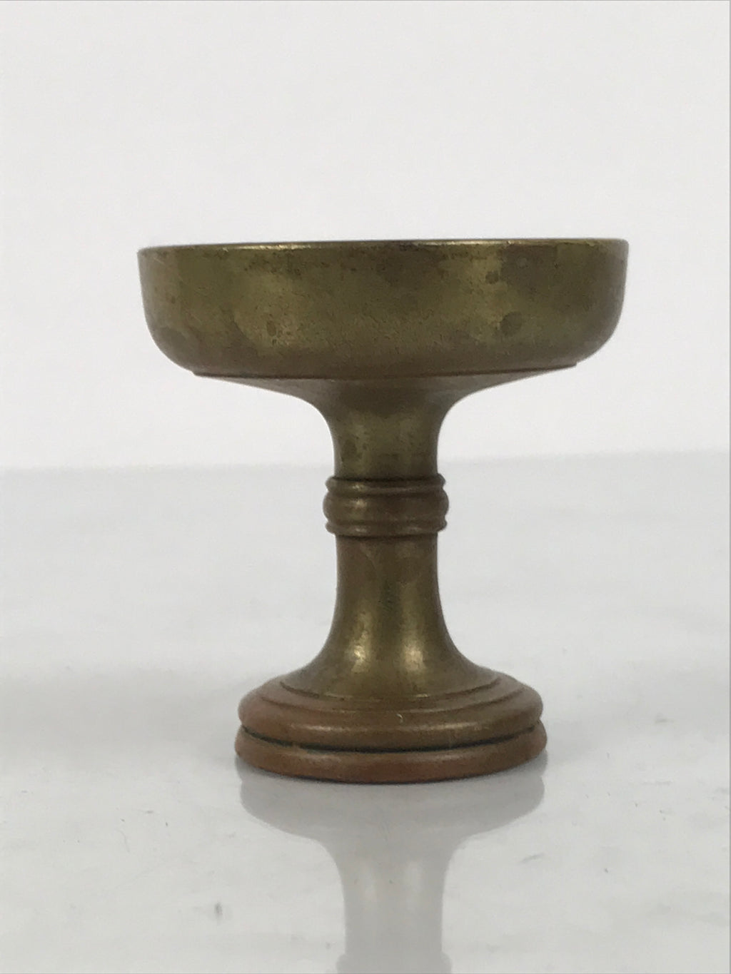 Japanese Buddhist Altar Fitting Brass Rice Offering Cup Vtg Butsugu Gold BA945-OT - Buddhist-chidorivintage.com