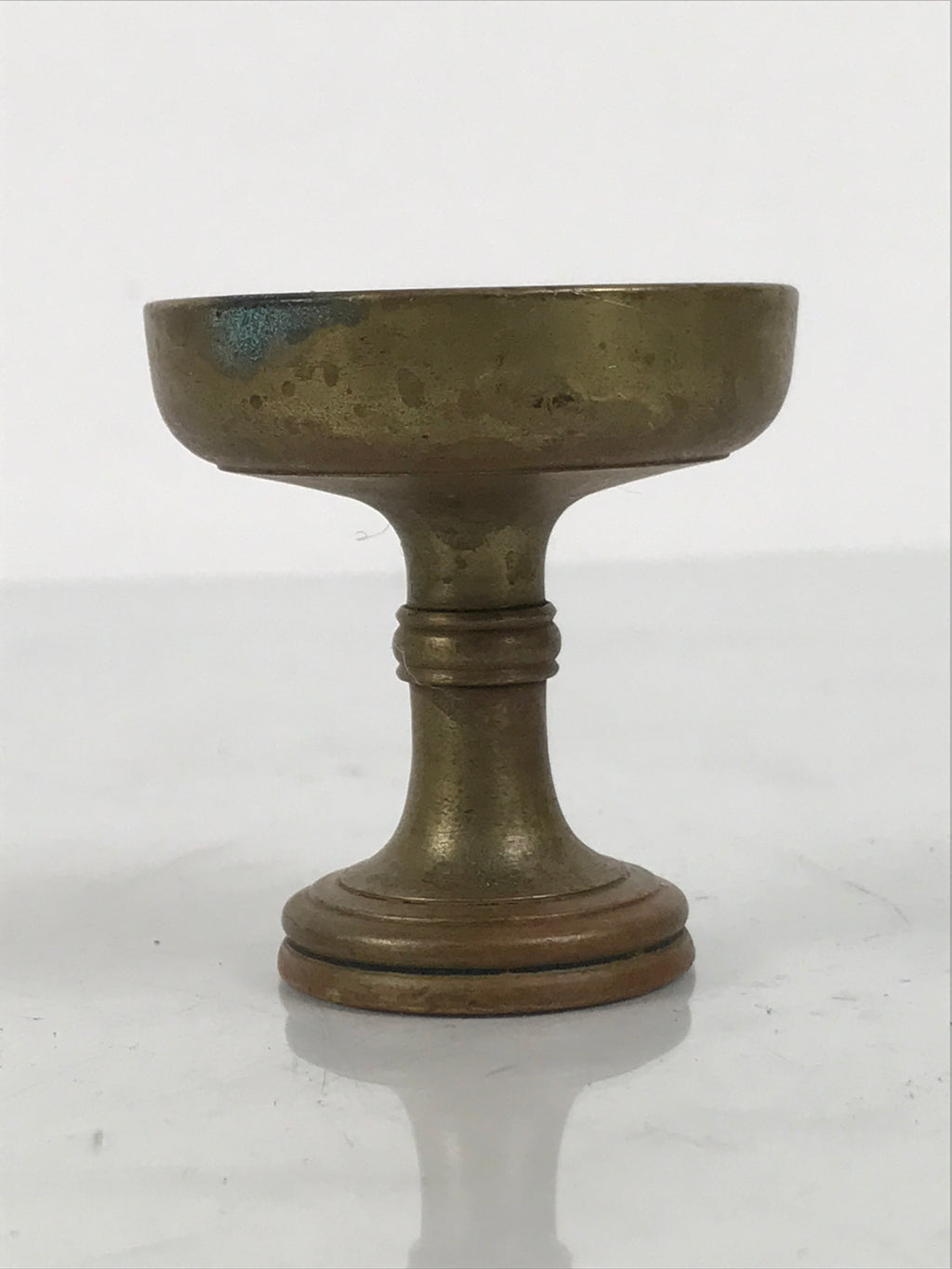 Japanese Buddhist Altar Fitting Brass Rice Offering Cup Vtg Butsugu Gold BA945-OT - Buddhist-chidorivintage.com