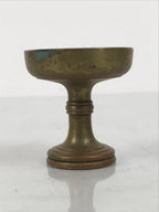 Japanese Buddhist Altar Fitting Brass Rice Offering Cup Vtg Butsugu Gold BA945-OT - Buddhist-chidorivintage.com