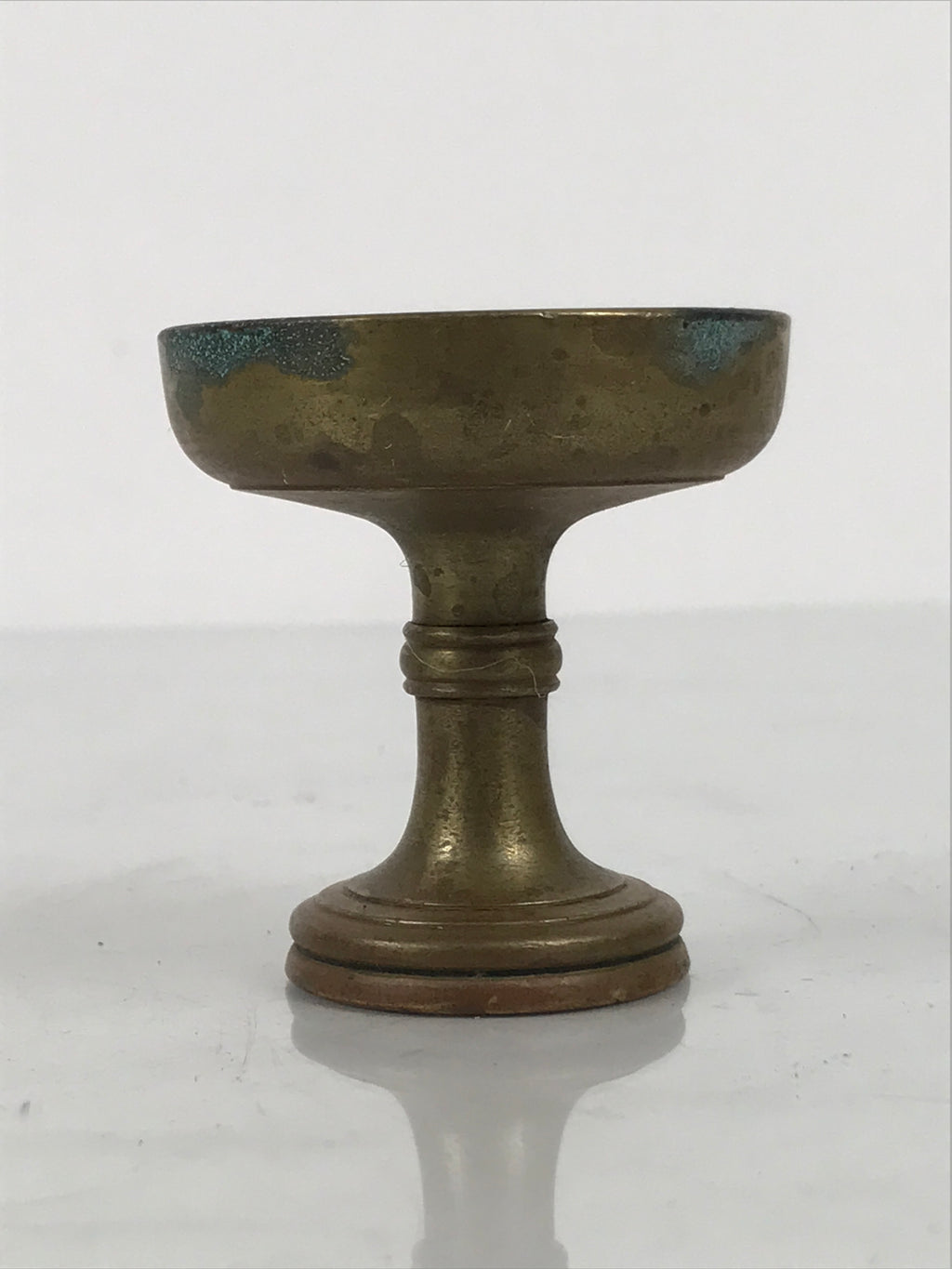 Japanese Buddhist Altar Fitting Brass Rice Offering Cup Vtg Butsugu Gold BA945-OT - Buddhist-chidorivintage.com