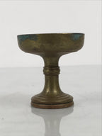 Japanese Buddhist Altar Fitting Brass Rice Offering Cup Vtg Butsugu Gold BA945-OT - Buddhist-chidorivintage.com