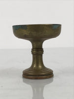 Japanese Buddhist Altar Fitting Brass Rice Offering Cup Vtg Butsugu Gold BA945-OT - Buddhist-chidorivintage.com