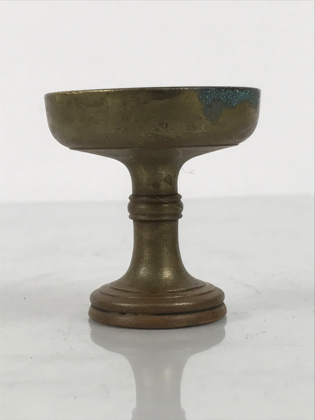 Japanese Buddhist Altar Fitting Brass Rice Offering Cup Vtg Butsugu Gold BA945-OT - Buddhist-chidorivintage.com