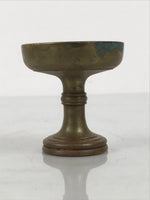 Japanese Buddhist Altar Fitting Brass Rice Offering Cup Vtg Butsugu Gold BA945-OT - Buddhist-chidorivintage.com