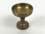 Japanese Buddhist Altar Fitting Brass Rice Offering Cup Vtg Butsugu Gold BA945-OT - Buddhist-chidorivintage.com