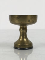 Japanese Buddhist Altar Fitting Brass Rice Offering Cup Vtg Butsugu Gold BA946-OT - Buddhist-chidorivintage.com
