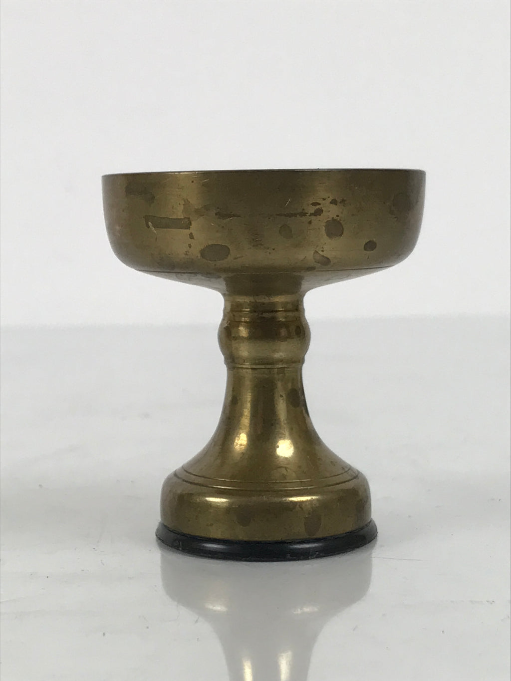 Japanese Buddhist Altar Fitting Brass Rice Offering Cup Vtg Butsugu Gold BA946-OT - Buddhist-chidorivintage.com