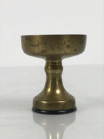 Japanese Buddhist Altar Fitting Brass Rice Offering Cup Vtg Butsugu Gold BA946-OT - Buddhist-chidorivintage.com