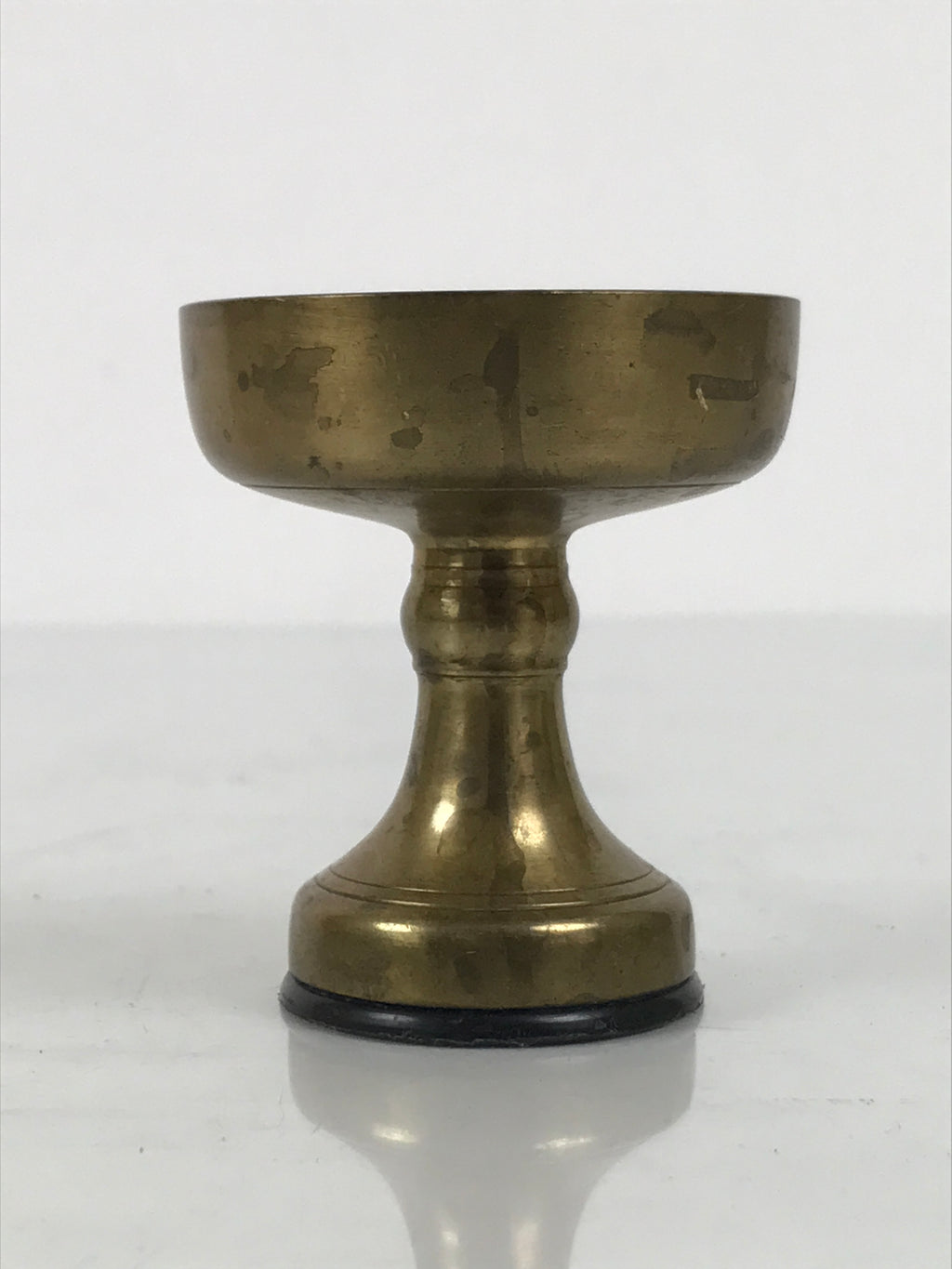 Japanese Buddhist Altar Fitting Brass Rice Offering Cup Vtg Butsugu Gold BA946-OT - Buddhist-chidorivintage.com