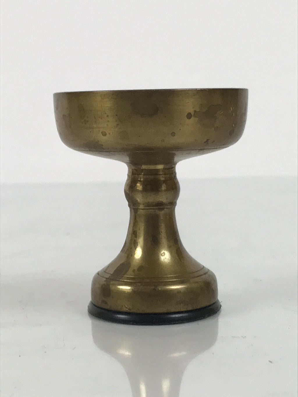 Japanese Buddhist Altar Fitting Brass Rice Offering Cup Vtg Butsugu Gold BA946-OT - Buddhist-chidorivintage.com