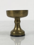 Japanese Buddhist Altar Fitting Brass Rice Offering Cup Vtg Butsugu Gold BA946-OT - Buddhist-chidorivintage.com