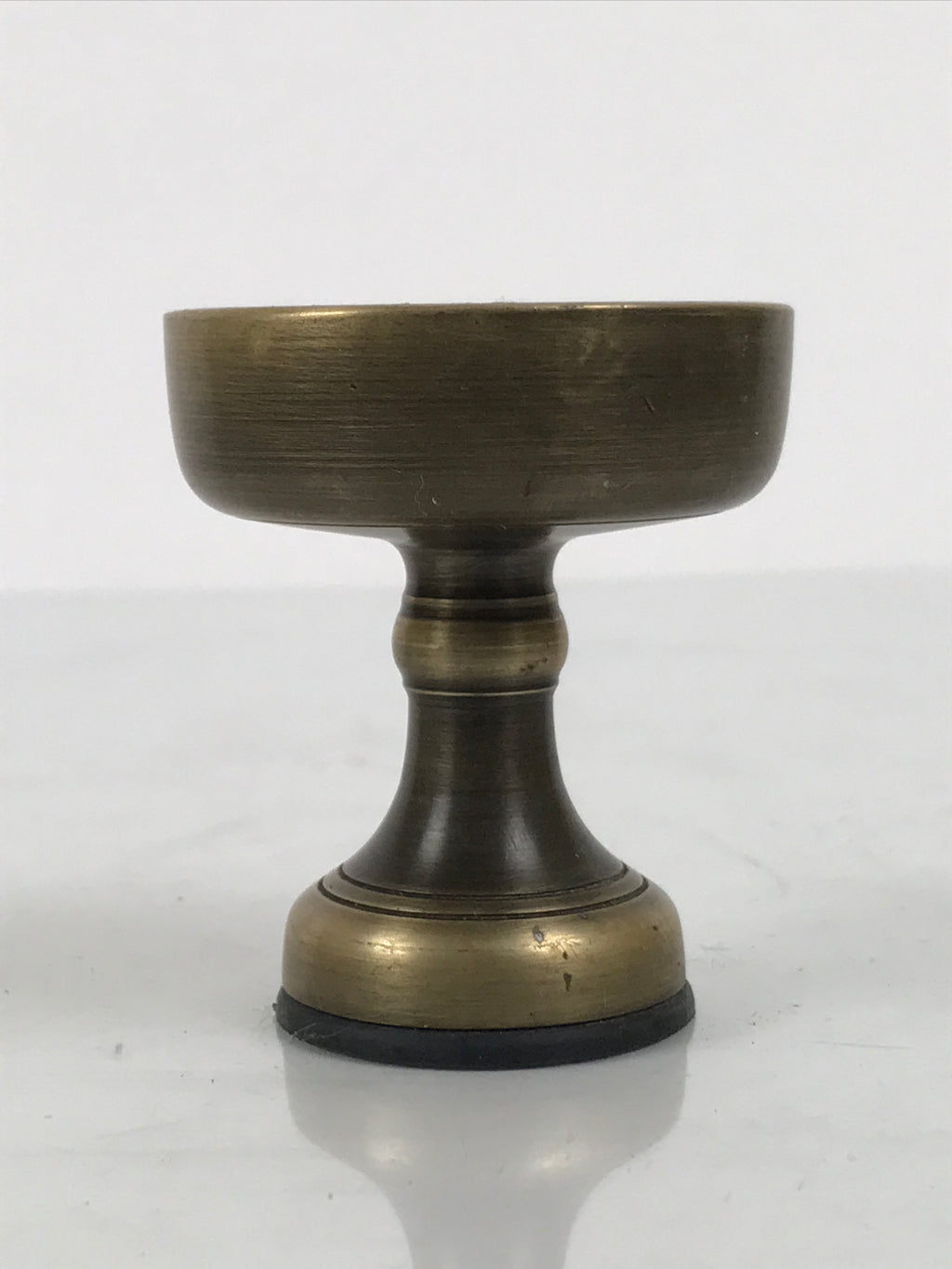 Japanese Buddhist Altar Fitting Brass Rice Offering Cup Vtg Butsugu Gold BA947-OT - Buddhist-chidorivintage.com