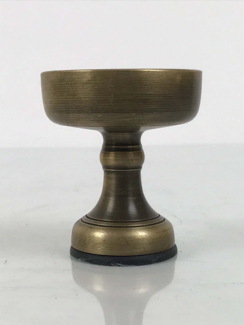 Japanese Buddhist Altar Fitting Brass Rice Offering Cup Vtg Butsugu Gold BA947-OT - Buddhist-chidorivintage.com