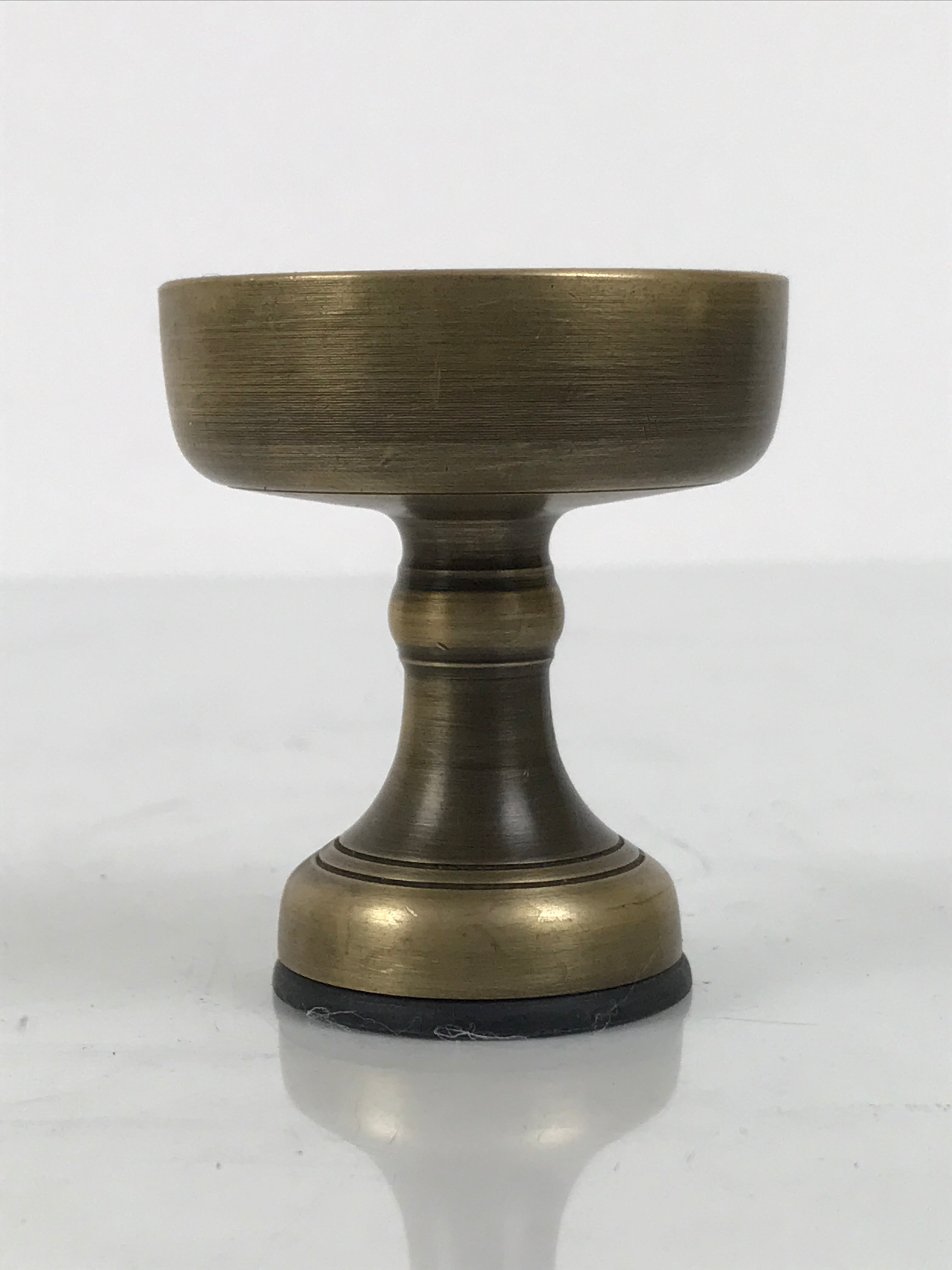 Japanese Buddhist Altar Fitting Brass Rice Offering Cup Vtg Butsugu Gold BA947-OT - Buddhist-chidorivintage.com