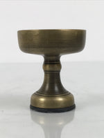 Japanese Buddhist Altar Fitting Brass Rice Offering Cup Vtg Butsugu Gold BA947-OT - Buddhist-chidorivintage.com