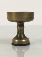 Japanese Buddhist Altar Fitting Brass Rice Offering Cup Vtg Butsugu Gold BA947-OT - Buddhist-chidorivintage.com