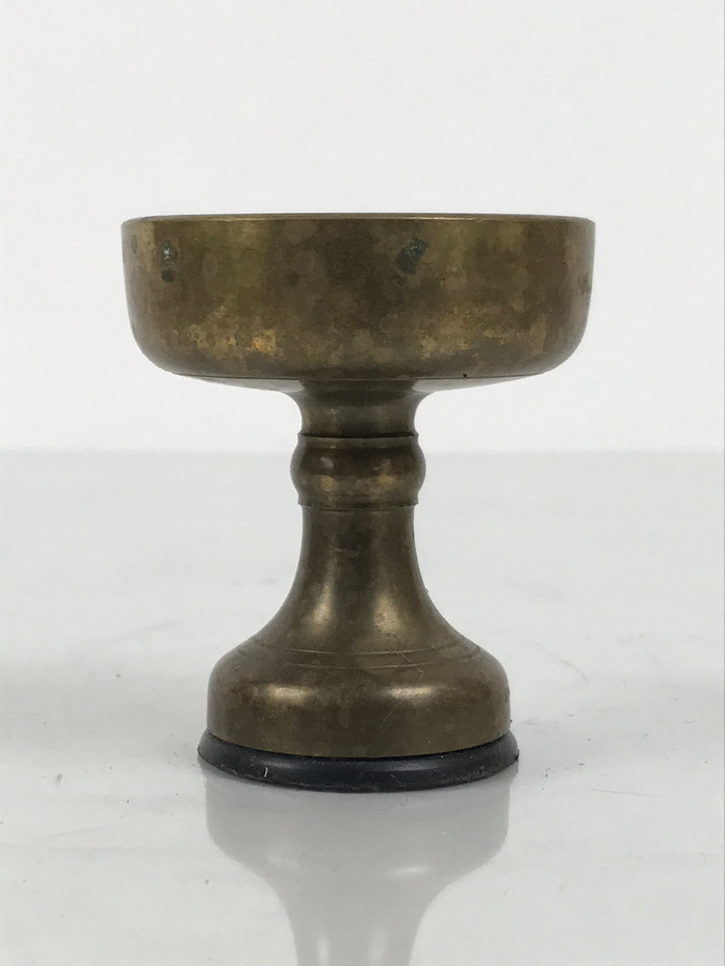 Japanese Buddhist Altar Fitting Brass Rice Offering Cup Vtg Butsugu Gold BA948-OT - Buddhist-chidorivintage.com