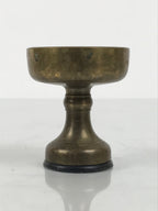 Japanese Buddhist Altar Fitting Brass Rice Offering Cup Vtg Butsugu Gold BA948-OT - Buddhist-chidorivintage.com