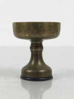 Japanese Buddhist Altar Fitting Brass Rice Offering Cup Vtg Butsugu Gold BA948-OT - Buddhist-chidorivintage.com