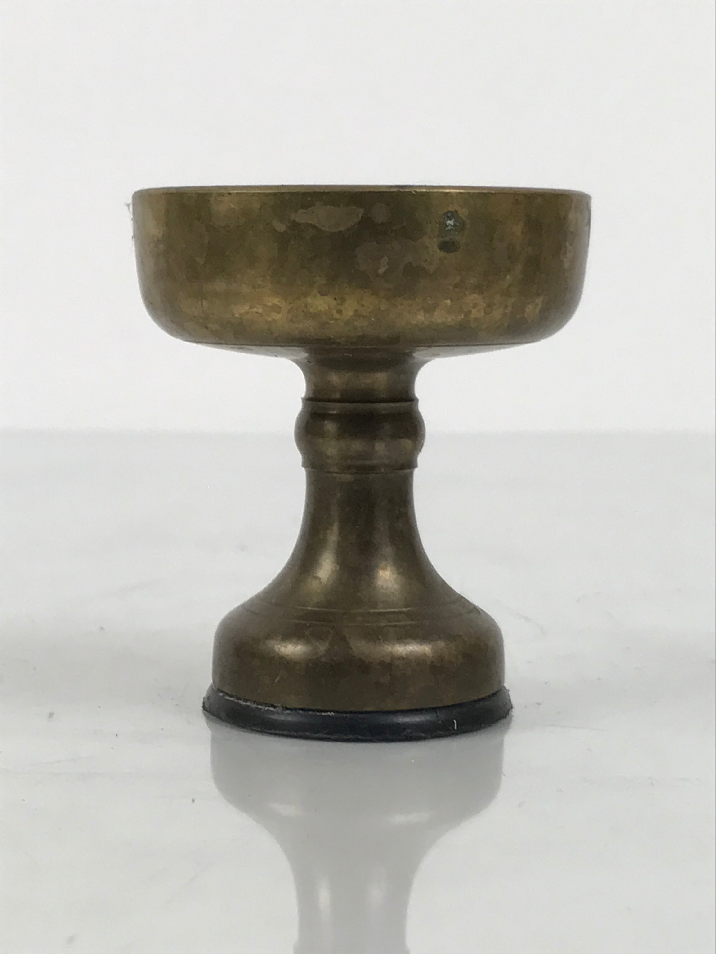 Japanese Buddhist Altar Fitting Brass Rice Offering Cup Vtg Butsugu Gold BA948-OT - Buddhist-chidorivintage.com
