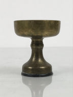 Japanese Buddhist Altar Fitting Brass Rice Offering Cup Vtg Butsugu Gold BA948-OT - Buddhist-chidorivintage.com