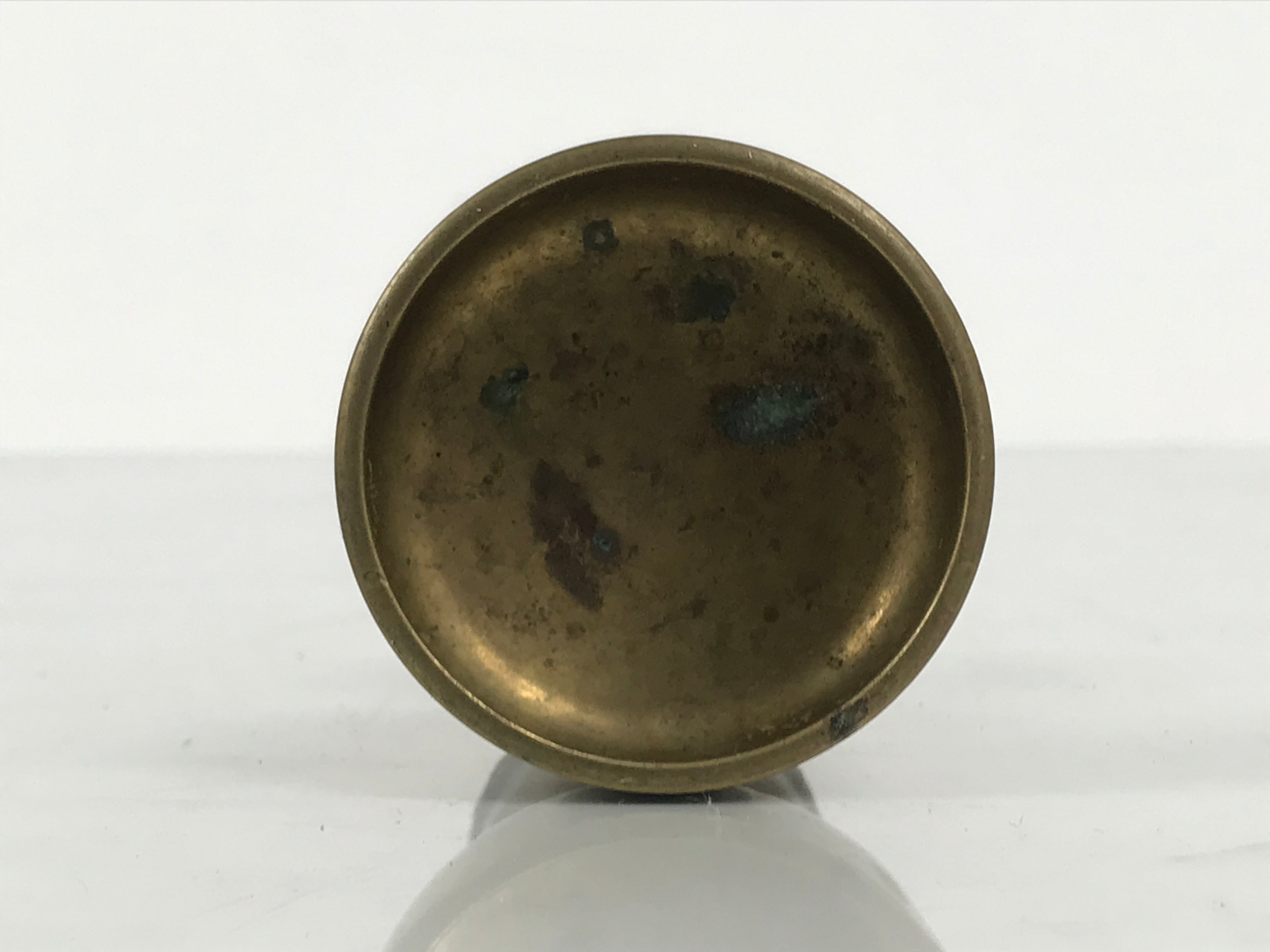 Japanese Buddhist Altar Fitting Brass Rice Offering Cup Vtg Butsugu Gold BA948-OT - Buddhist-chidorivintage.com