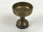Japanese Buddhist Altar Fitting Brass Rice Offering Cup Vtg Butsugu Gold BA948-OT - Buddhist-chidorivintage.com