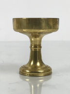Japanese Buddhist Altar Fitting Metal Rice Offering Cup Vtg Butsugu Gold BA949-OT - Buddhist-chidorivintage.com