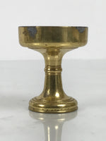 Japanese Buddhist Altar Fitting Metal Rice Offering Cup Vtg Butsugu Gold BA949-OT - Buddhist-chidorivintage.com