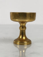 Japanese Buddhist Altar Fitting Brass Rice Offering Cup Vtg Butsugu Gold BA950-OT - Buddhist-chidorivintage.com