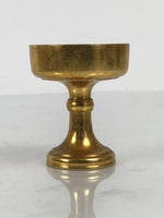 Japanese Buddhist Altar Fitting Brass Rice Offering Cup Vtg Butsugu Gold BA950-OT - Buddhist-chidorivintage.com