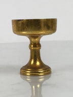 Japanese Buddhist Altar Fitting Brass Rice Offering Cup Vtg Butsugu Gold BA950-OT - Buddhist-chidorivintage.com