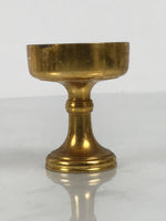 Japanese Buddhist Altar Fitting Brass Rice Offering Cup Vtg Butsugu Gold BA950-OT - Buddhist-chidorivintage.com