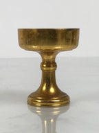 Japanese Buddhist Altar Fitting Brass Rice Offering Cup Vtg Butsugu Gold BA950-OT - Buddhist-chidorivintage.com