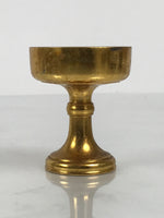 Japanese Buddhist Altar Fitting Brass Rice Offering Cup Vtg Butsugu Gold BA950-OT - Buddhist-chidorivintage.com