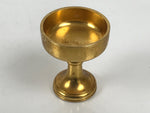 Japanese Buddhist Altar Fitting Brass Rice Offering Cup Vtg Butsugu Gold BA950-OT - Buddhist-chidorivintage.com