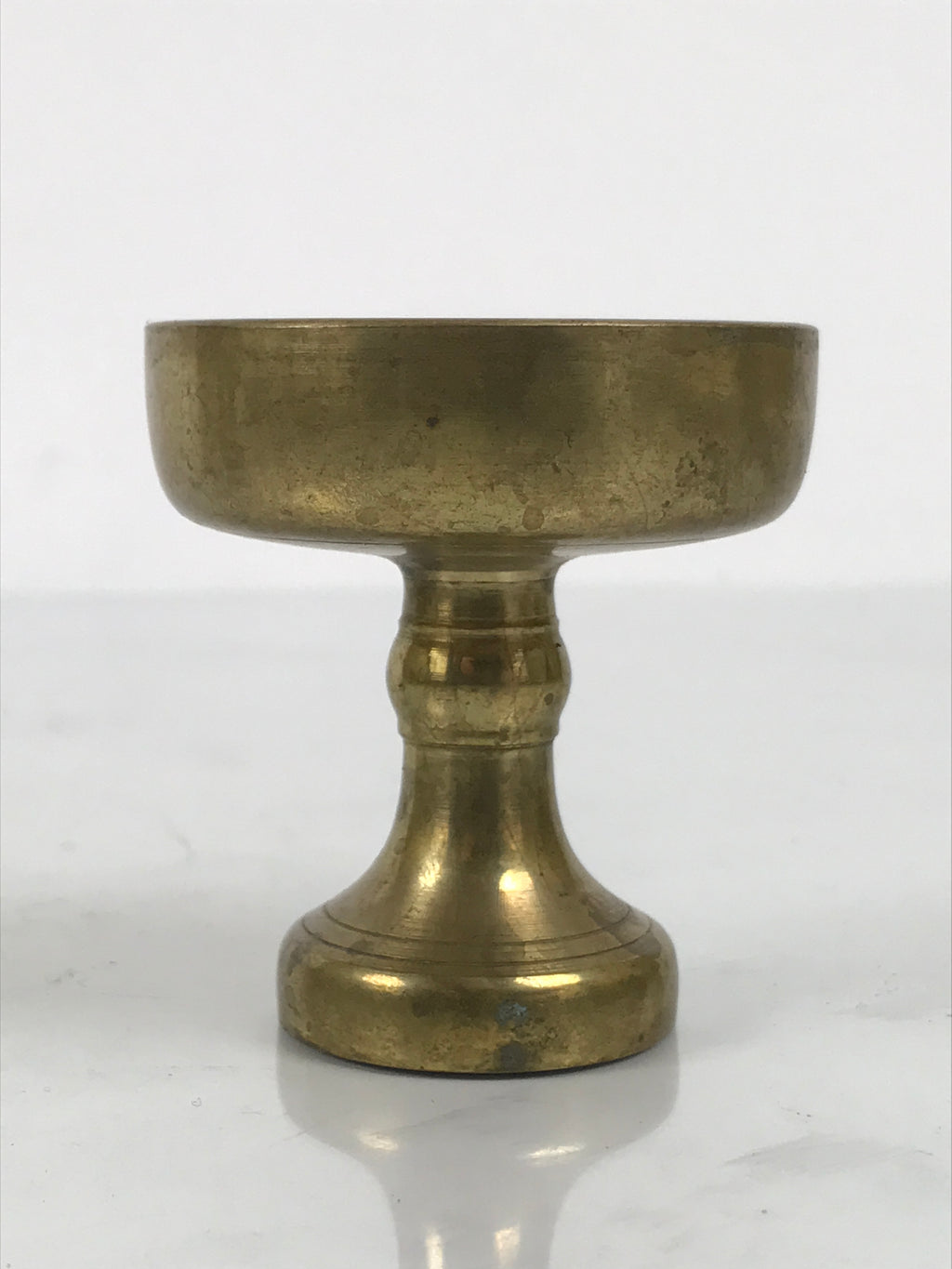Japanese Buddhist Altar Fitting Brass Rice Offering Cup Vtg Butsugu Gold BA951-OT - Buddhist-chidorivintage.com