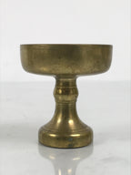 Japanese Buddhist Altar Fitting Brass Rice Offering Cup Vtg Butsugu Gold BA951-OT - Buddhist-chidorivintage.com