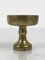Japanese Buddhist Altar Fitting Brass Rice Offering Cup Vtg Butsugu Gold BA951-OT - Buddhist-chidorivintage.com