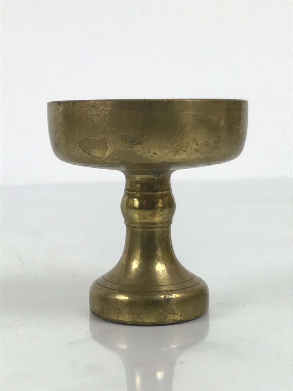 Japanese Buddhist Altar Fitting Brass Rice Offering Cup Vtg Butsugu Gold BA951-OT - Buddhist-chidorivintage.com