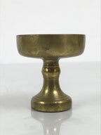 Japanese Buddhist Altar Fitting Brass Rice Offering Cup Vtg Butsugu Gold BA951-OT - Buddhist-chidorivintage.com