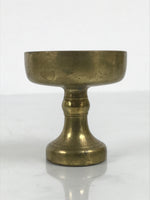 Japanese Buddhist Altar Fitting Brass Rice Offering Cup Vtg Butsugu Gold BA951-OT - Buddhist-chidorivintage.com
