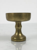 Japanese Buddhist Altar Fitting Brass Rice Offering Cup Vtg Butsugu Gold BA951-OT - Buddhist-chidorivintage.com