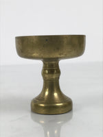 Japanese Buddhist Altar Fitting Brass Rice Offering Cup Vtg Butsugu Gold BA951-OT - Buddhist-chidorivintage.com