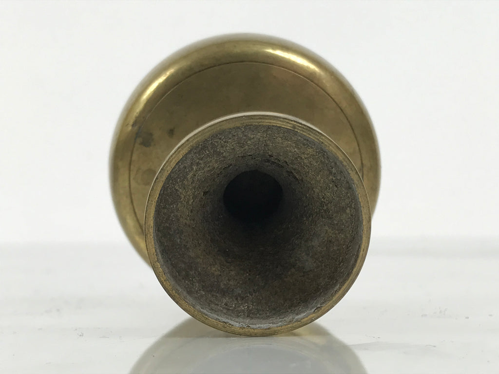 Japanese Buddhist Altar Fitting Brass Rice Offering Cup Vtg Butsugu Gold BA951-OT - Buddhist-chidorivintage.com